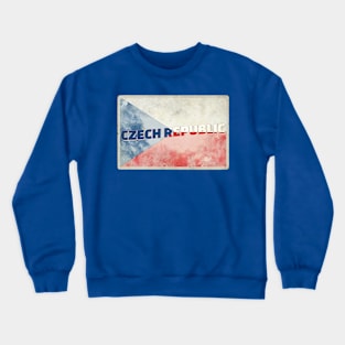 The Czech Republic vintage style retro souvenir Crewneck Sweatshirt